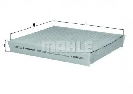 Фильтр салона Mahle CITROEN/FIAT/OPEL/PEUGEOT Nemo,Doblo,Fiorino,Combo,Bipper 1,3-1,4 HDI 1,6-2,0 CD MAHLE / KNECHT LAK457