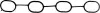 Прокладка впускного колектора Hyundai i20 1,4-1,6 2008-, i30 1,4-1,6 2007-2012, Kia Ceed, Soul 71-54066-00