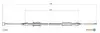 Трос тормозной FIAT Jumper III all 40RH-LH06-/Ducato III all MaxiRH-LH06-/Boxer III all 40 11.0218.2