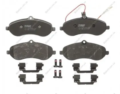 Тормозные колодки дисковые CITROEN/PEUGEOT/FIAT Jumpy/Scudo/Expert "1,6 "-ABS "07>> TRW GDB1718