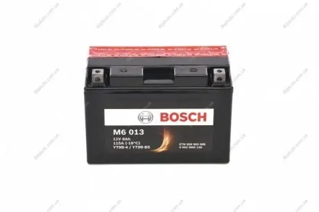 Стартерная аккумуляторная батарея, Стартерная аккумуляторная батарея BOSCH 0 092 M60 130 (фото 1)