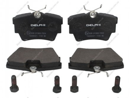 Гальмівні колодки, дискові Delphi LP1745 (фото 1)