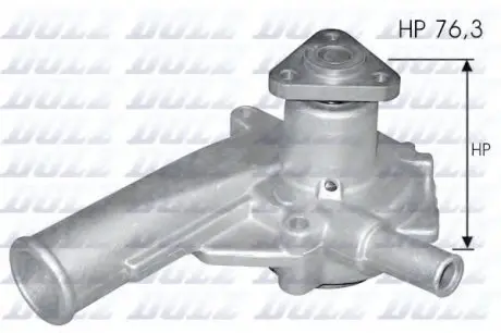 Водяной насос FORD ESCORT Mk V VII (GAL, AVL) FIESTA Mk III (GFJ, F3L, F5L) DOLZ F147