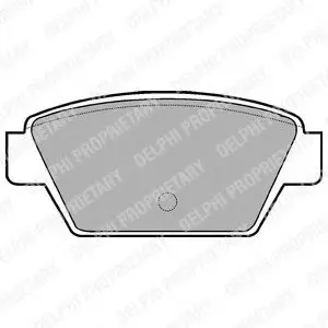 Тормозные колодки дисковые MITSUBISHI Colt/Eclipse/Galant/Lancer "90-96 Delphi LP533