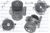 Водяной насос AUDI/MITSUBISHI/NISSAN/SEAT/SKODA/VW &quot;1,9-2,0 D&quot;99-10&gt;&gt; DOLZ A251 (фото 1)