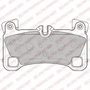 Тормозные колодки дисковые AUDI/PORSHE/VW Q7/Cayenne/Touareg "R "06>> Delphi LP2118