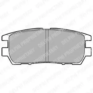 Гальмівні колодки дискові MITSUBISHI L400/Space Gear/Pajero/Sigma "R Delphi LP954