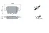 Колодки гальмівні (задні) Citroen C4 Picasso/Grand Picasso 06-13/Peugeot 408 10- 0 986 494 199 BOSCH 0986494199 (фото 5)