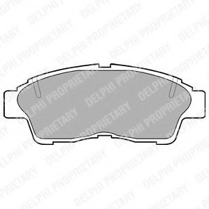 Тормозные колодки дисковые TOYOTA Celica/Camry/Corolla/Rav 4 "91-97 Delphi LP789 (фото 1)