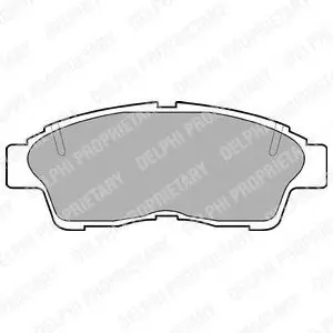 Тормозные колодки дисковые TOYOTA Celica/Camry/Corolla/Rav 4 "91-97 Delphi LP789
