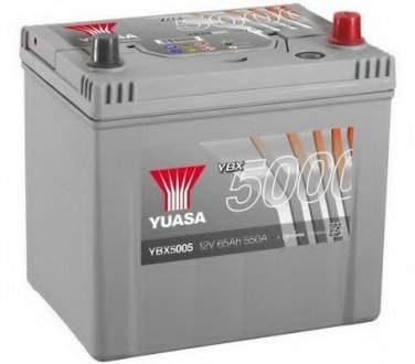 Стартерная аккумуляторная батарея YUASA YBX5005 (фото 1)