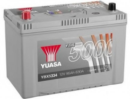 Стартерна акумуляторна батарея YUASA YBX5334 (фото 1)