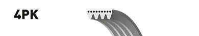 Пасок поліклиновий NISSAN/FIAT/ALFA/LANCIA/FORD Gates 4PK655
