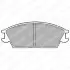 Тормозные колодки дисковые HYUNDAI Eccent/Lantra/Exel/Pony &quot;90-99 Delphi LP704 (фото 1)