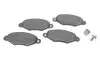 Тормозные колодки дисковые PEUGEOT 206,306 1,1i,1.4i,1.9D -03 LP1610