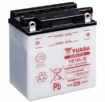 МОТО 12V 11,6Ah YuMicron Battery (сухозаряжений) YUASA YB10L-B