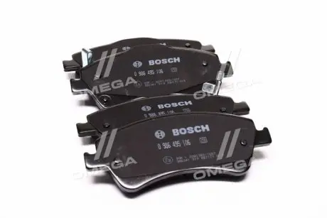 Тормозные колодки дисковые TOYOTA Auris/Avensis "F "07>> PR2 BOSCH 0986495106