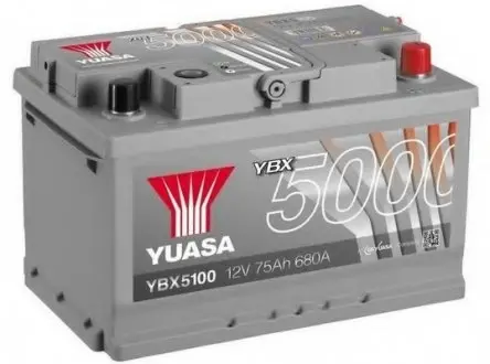Стартерная аккумуляторная батарея YUASA YBX5100