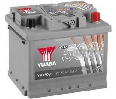 Стартерная аккумуляторная батарея YUASA YBX5063