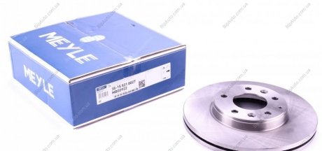 Тормозной диск вентилируемый передний MEYLE 35-15 521 0027 (фото 1)