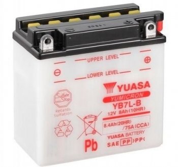 МОТО 12V 8,4Ah YuMicron Battery) YUASA YB7L-B