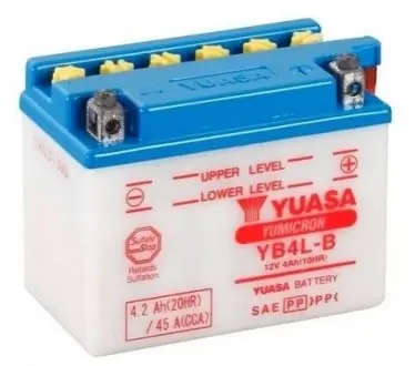 МОТО 12V 4,2Ah YuMicron Battery (сухозаряжений) YUASA YB4L-B