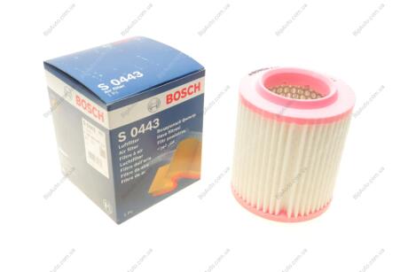 Воздушный фильтр 0443 AUDI A8 4E 2,8-4,202-10 BOSCH F026400443 (фото 1)