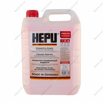 Антифриз Coolant Additives G12 красный 5л HEPU P999-G12-005 (фото 1)