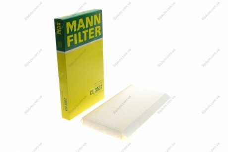 Фільтр салону -FILTER CU 3567 MANN CU3567 (фото 1)