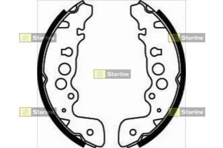 Тормозные колодки барабанные, к-кт. STARLINE BC 07470