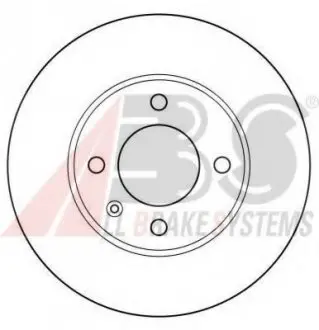 Диск тормозной AUDI/SEAT/VW передн. вент. (ABS) A.B.S. 15704