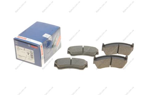 ГАЛЬМІВНІ КОЛОДКИ, ДИСКОВІ 0 986 424 369 BOSCH 0986424369 (фото 1)