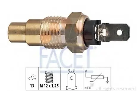 Датчик температури охолоджуючої рідини FACET 7.3159