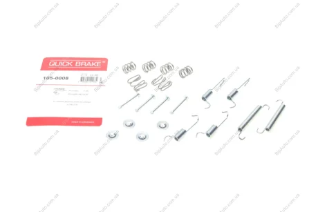 Гальмівні аксесуари (Монтажний комп-кт колодки) QUICK BRAKE 105-0008