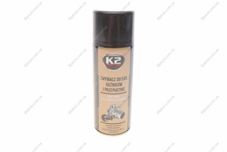 Засіб для очищення карбюратора / PRO CARB, EGR, TURBO AND INTAKE VALVE CLEANER 400ML K2 W128 (фото 1)