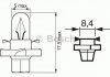 Автолампа Pure Light BAX BX8,4d 1,5 W прозрачная BOSCH 1987302255 (фото 6)