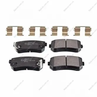 Колодки гальмівні задні дискові Hyundai, KIA BLUE PRINT ADG042119 (фото 1)