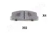 Гальмівні колодки дискові JAPANPARTS PP-302AF (фото 2)