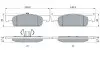 Тормозные колодки RENAULT Logan &#039;&#039;F&#039;&#039;12&gt;&gt; BOSCH 0986494661 (фото 5)