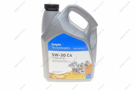 Олива моторна Prestige Super Plus C4 5W-30 (5 л) Delphi 28236325