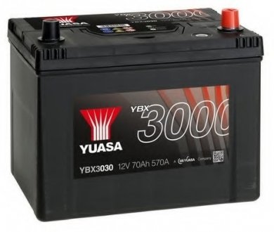 Стартерна акумуляторна батарея YUASA YBX3030 (фото 1)