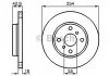 Тормозной диск TOYOTA Paseo,Sera 1,5 88-99 0986478585