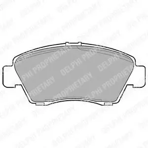 Тормозные колодки дисковые HONDA Civic 97-01 Delphi LP809