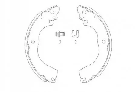 Колодки гальмівні задні Tiida 07- PARTS KAVO KBS-7416