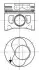 Поршень, комплект VW 2,5 TDI 96- 1-2 цил 99742720