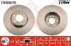 Диск тормозной BMW 5/6 E60/E64 "F "04>> DF6003S
