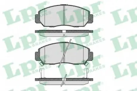 Тормозные колодки дисковые LPR 05P1071