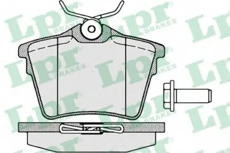 Тормозные колодки дисковые LPR 05P1195