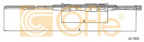 Трос стояночного тормоза COFLE 10.7401 (фото 1)