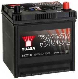 Стартерная аккумуляторная батарея YUASA YBX3108